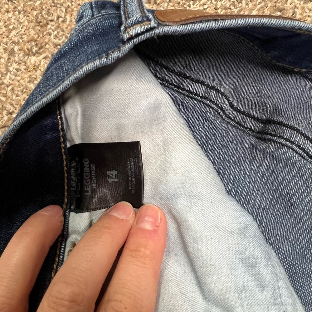 Express Women's High Rise Jeans - Blue